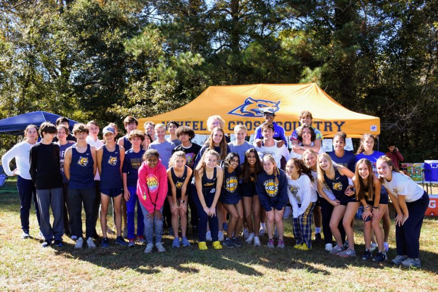 The cross country team at their region meet on October 27th!! 