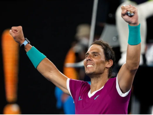 Victory for Nadal when he won against Medvedev.