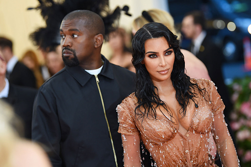 Kim Kardashian and Kanye West attending the 2019 Met Gala at the Metropolitan Museum of Art in New York City, NY. 