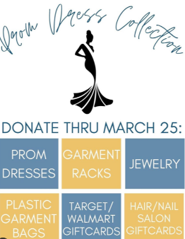 Posters for the Prom Dress Drive