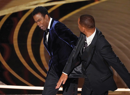 Will Smith slapping Chris Rock at the Oscars 
Chris Pizzello