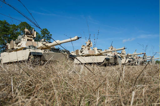 Photograph of M1 Abrams Tanks (Military.com)