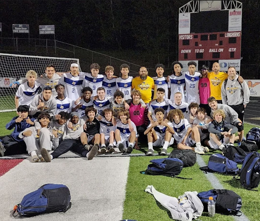 Wildcats Team Photo following loss to Lambert on 04/12/23 @wheelerboyssoccer on instagram