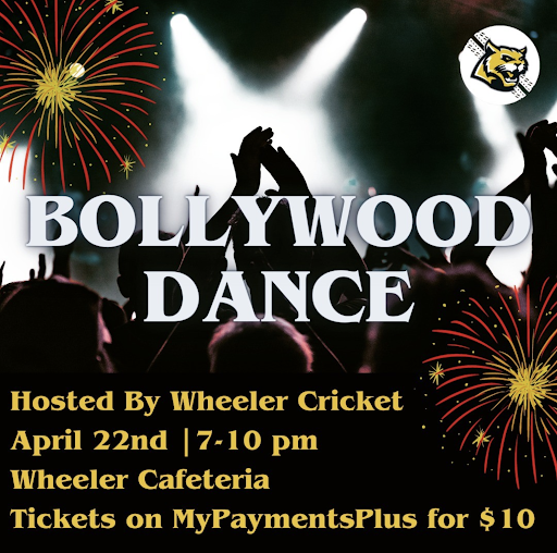 Flier for the Bollywood Dance (from @whscricket insta)