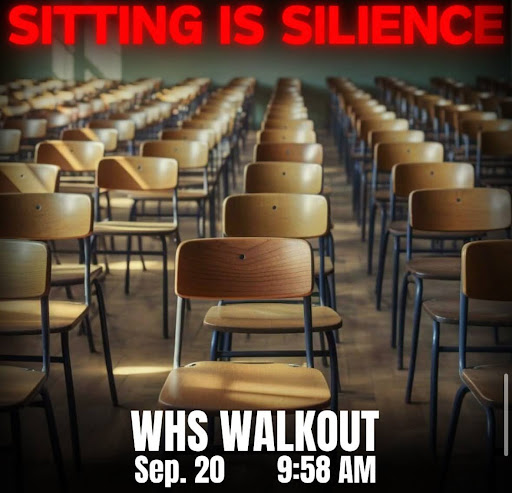 Instagram post promoting the walkout, photo credit :@wheelerhswalkout
