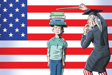 School System Reforms (Cr. wsj.com illustrator Martin Kozlowski)